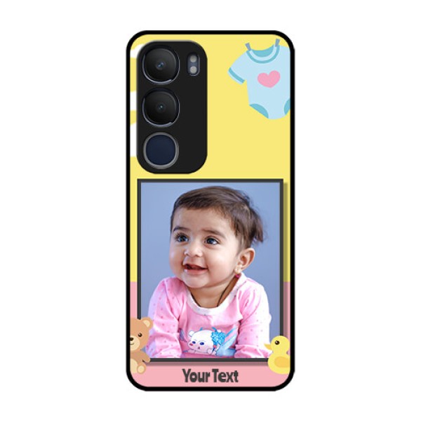 Vivo Y29 5G Custom Glass Phone CaseKids 2 Color Design
