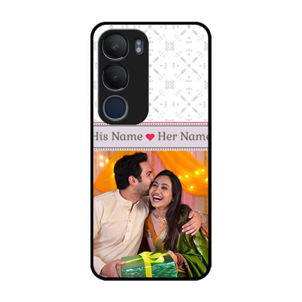 Vivo Y29 5G Custom Glass Phone CaseWith Photo And Ethnic Design Vivo Y29 5G Custom Glass Phone CaseWith Photo And Ethnic Design