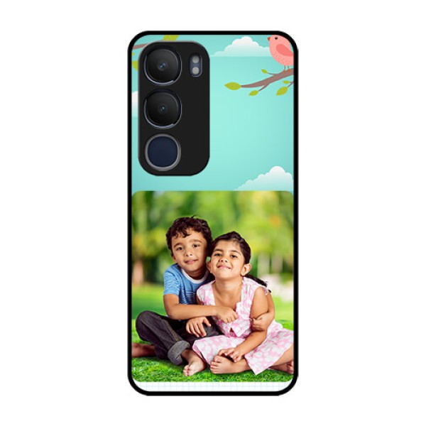 Vivo Y29 5G Custom Glass Phone CaseDoodle Love Design