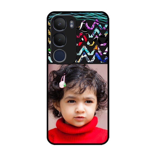 Vivo Y29 5G Custom Glass Phone CaseNeon Abstract Design