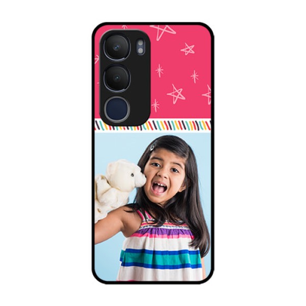 Vivo Y29 5G Custom Glass Phone CaseLine Art Design