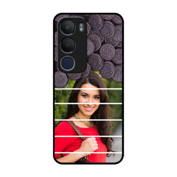 Vivo Y29 5G Custom Glass Phone CaseWith Oreo Biscuit Design