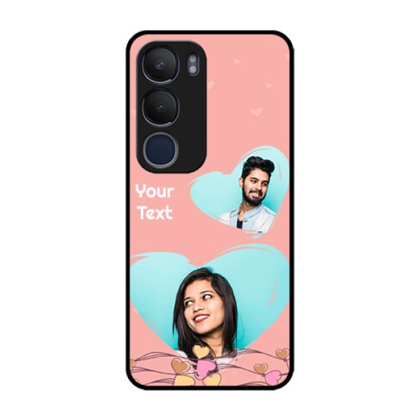 Vivo Y29 5G Custom Glass Phone CaseLove Doodle Design