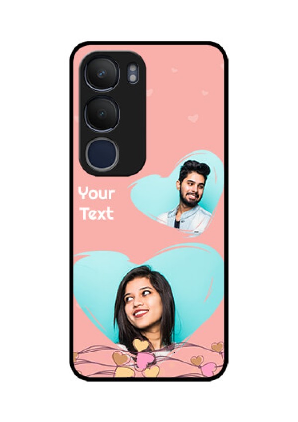 Vivo Y29 5G Custom Glass Phone CaseLove Doodle Design