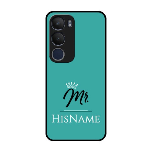 Vivo Y29 5G Custom Glass Phone CaseMr With Name Design