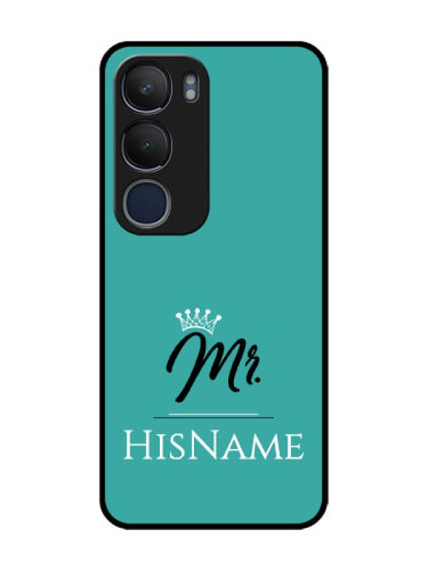 Custom Vivo Y29 5G Custom Glass Phone CaseMr With Name Design