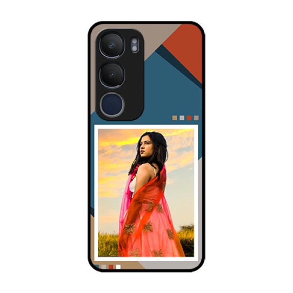 Vivo Y29 5G Custom Glass Phone CaseRetro Color Pallet Design Vivo Y29 5G Custom Glass Phone CaseRetro Color Pallet Design