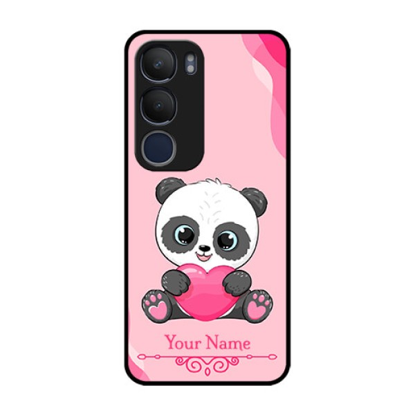Vivo Y29 5G Custom Glass Phone CaseCute Panda Design