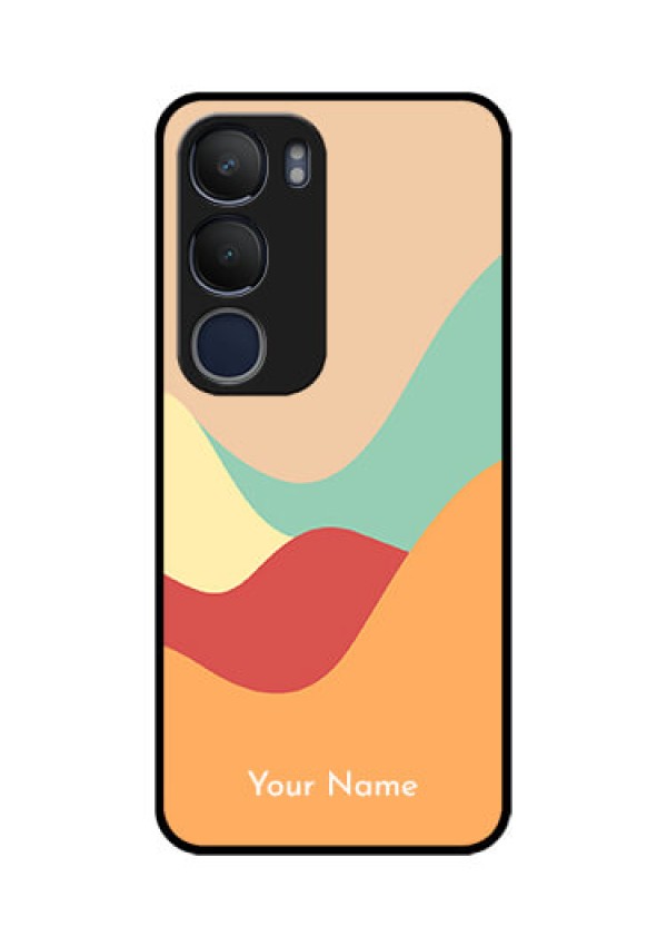 Vivo Y29 5G Custom Glass Phone CaseOcean Waves Multi - Colour Design