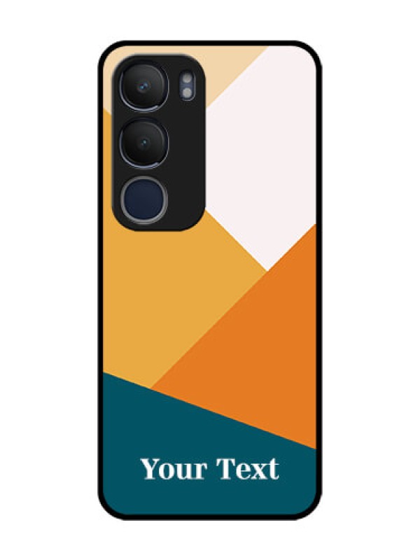 Custom Vivo Y29 5G Custom Glass Phone CaseStacked Multi - Colour Design