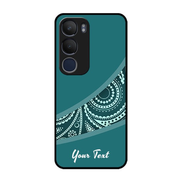 Vivo Y29 5G Custom Glass Phone CaseSemi Visible Floral Design Vivo Y29 5G Custom Glass Phone CaseSemi Visible Floral Design