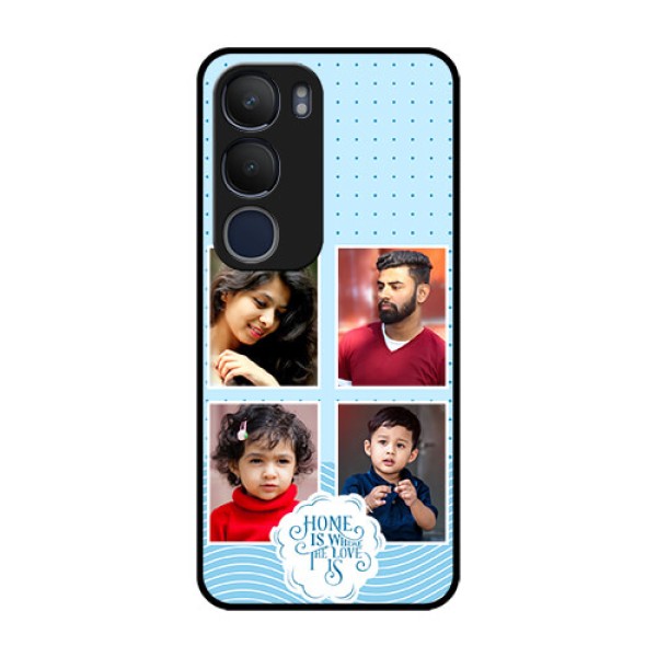 Vivo Y29 5G Custom Glass Phone CaseCute Love Quote With 4 Pic Upload Design Vivo Y29 5G Custom Glass Phone CaseCute Love Quote With 4 Pic Upload Design