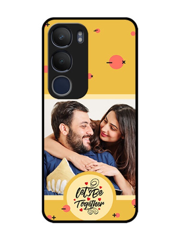 Custom Vivo Y29 5G Custom Glass Phone CaseLets Be Together Design