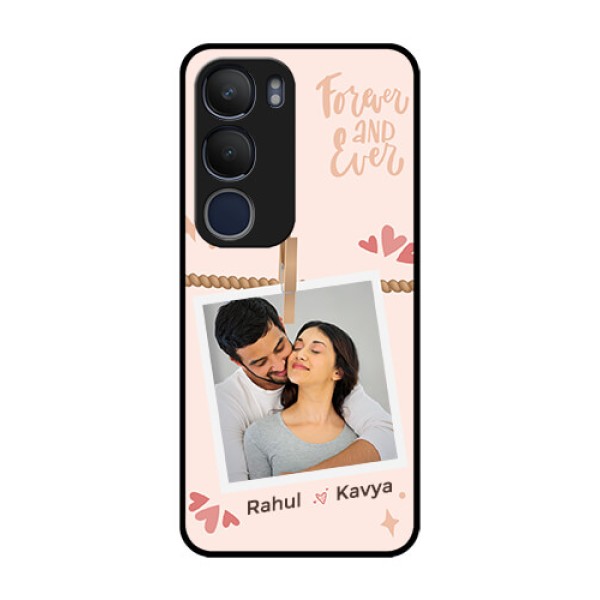 Vivo Y29 5G Custom Glass Phone CaseForever And Ever Love Design Vivo Y29 5G Custom Glass Phone CaseForever And Ever Love Design