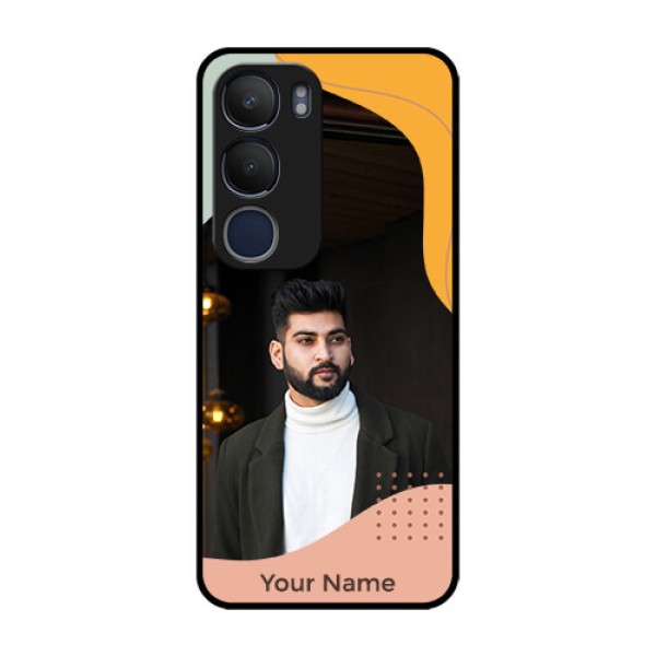 Vivo Y29 5G Custom Glass Phone CaseTri - Coloured Overlay Design Vivo Y29 5G Custom Glass Phone CaseTri - Coloured Overlay Design