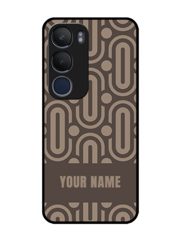 Custom Vivo Y29 5G Custom Glass Phone CaseCaptivating Zero Pattern Design