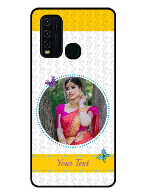 Custom Vivo Y30 Custom Glass Mobile Case  - Girls Premium Case Design