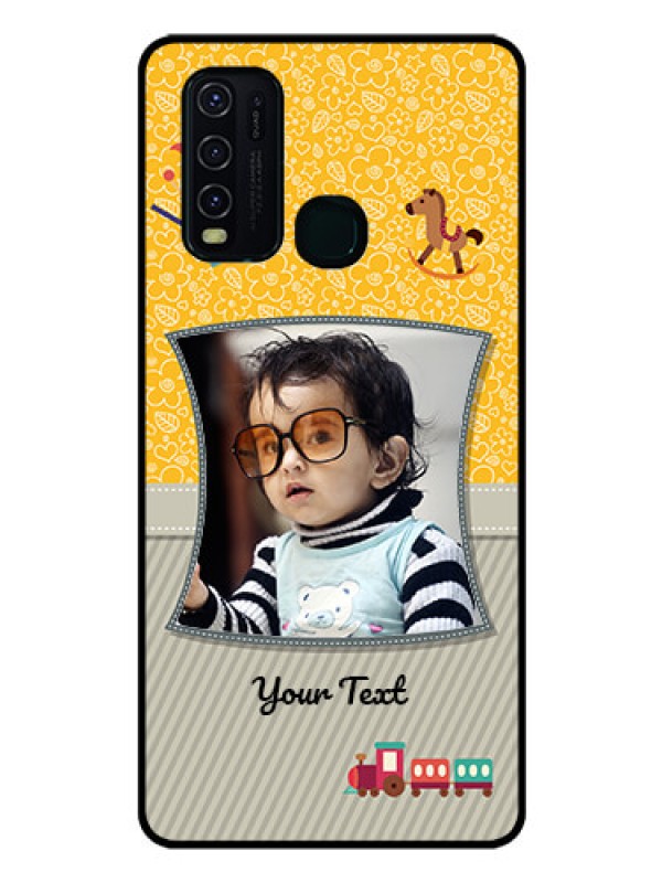 Custom Vivo Y30 Personalized Glass Phone Case  - Baby Picture Upload Design