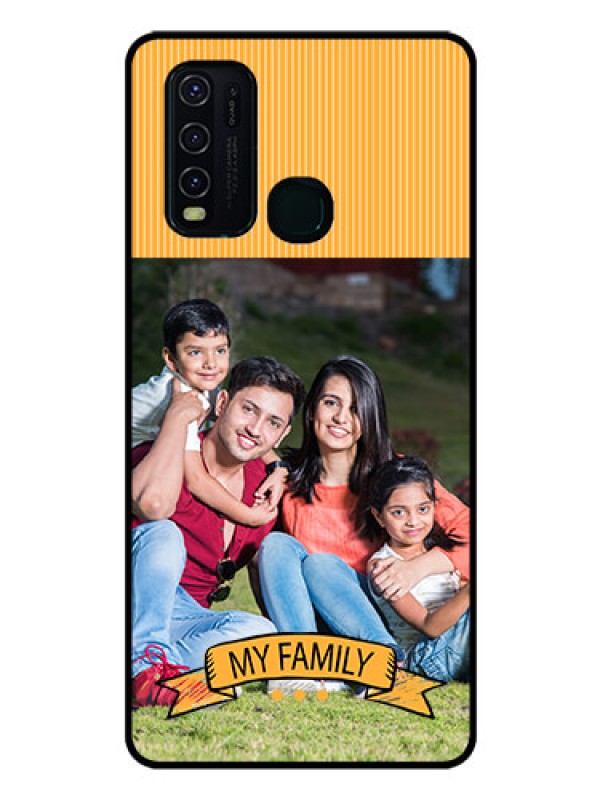Custom Vivo Y30 Custom Glass Phone Case  - My Family Design