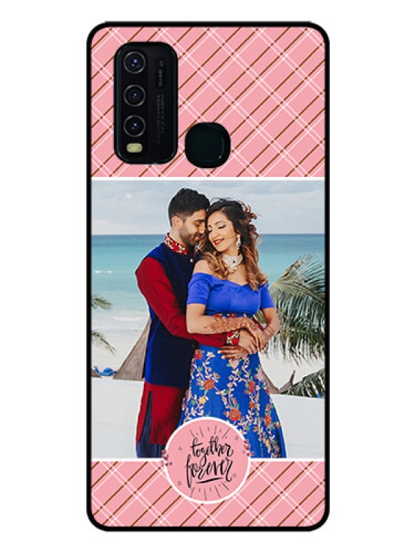 Custom Vivo Y30 Personalized Glass Phone Case  - Together Forever Design