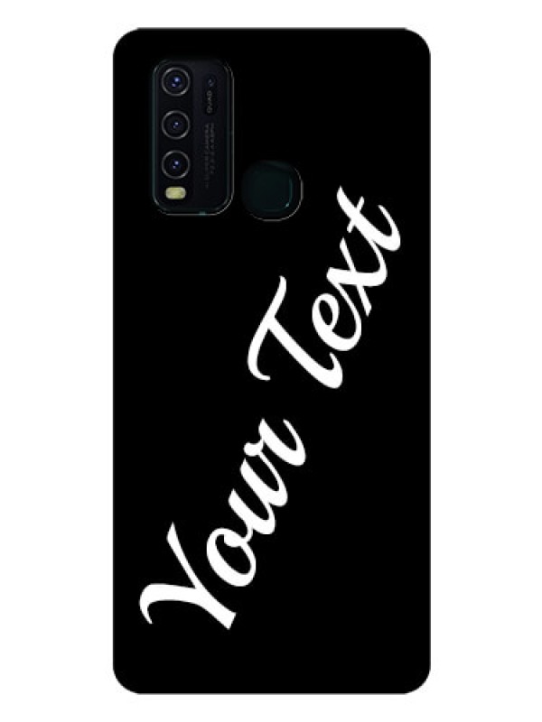Custom Vivo Y30 Custom Glass Mobile Cover with Your Name