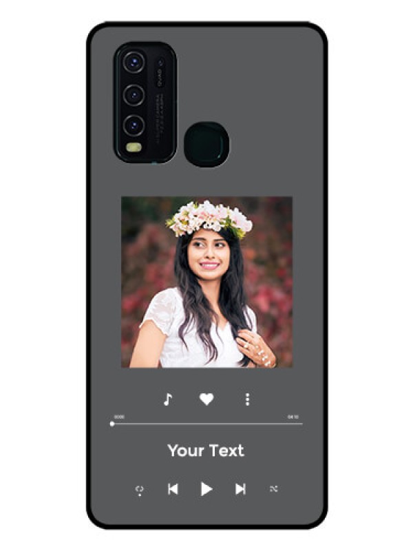 Custom Vivo Y30 Custom Glass Mobile Case - Play The Music Design