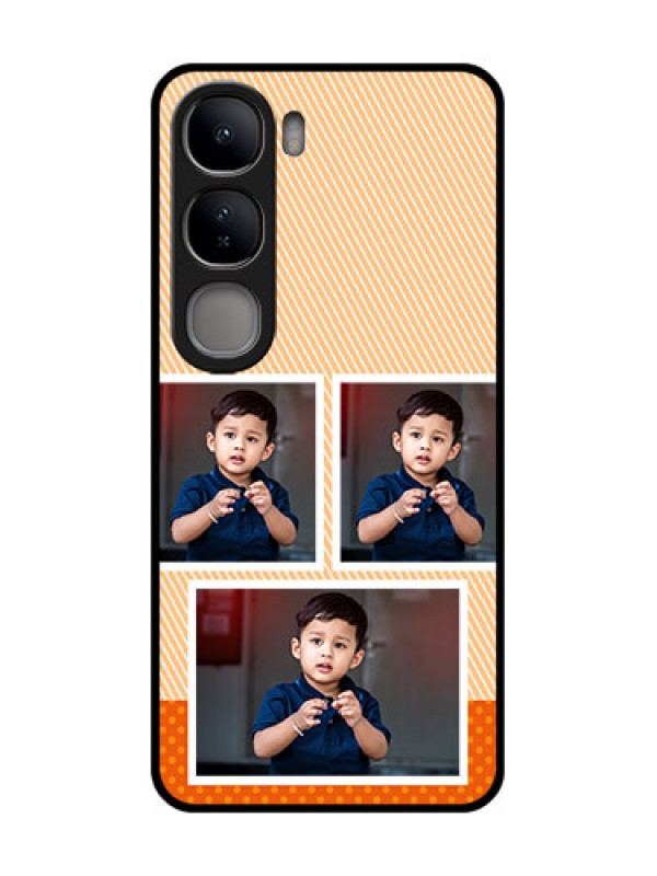 Custom Vivo Y300 5G Custom Glass Phone CaseBulk Photos Upload Design