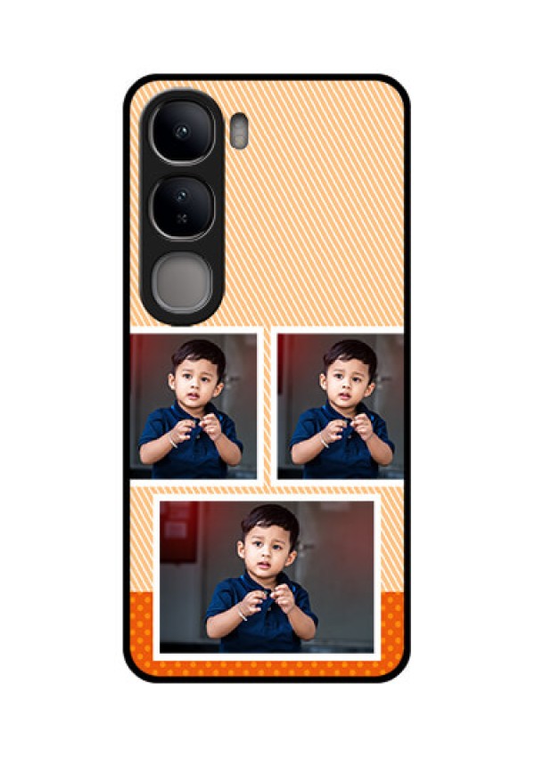 Vivo Y300 5G Custom Glass Phone CaseBulk Photos Upload Design