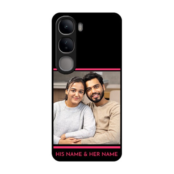 Vivo Y300 5G Custom Glass Phone CaseWith Add Text Design