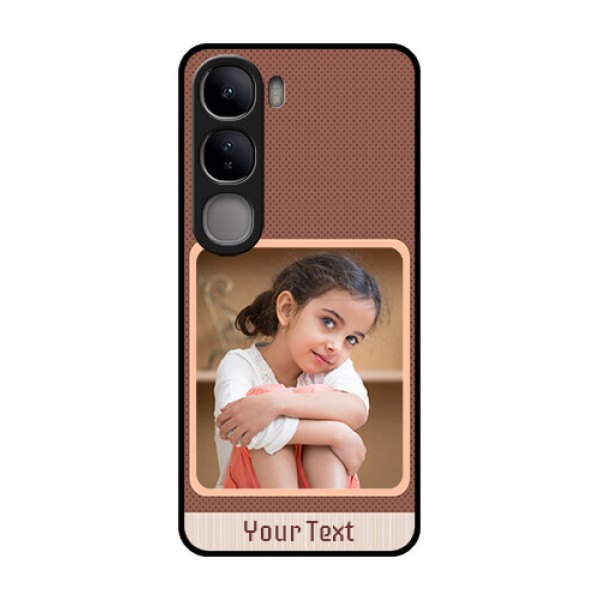 Vivo Y300 5G Custom Glass Phone CaseSimple Pic Upload Design