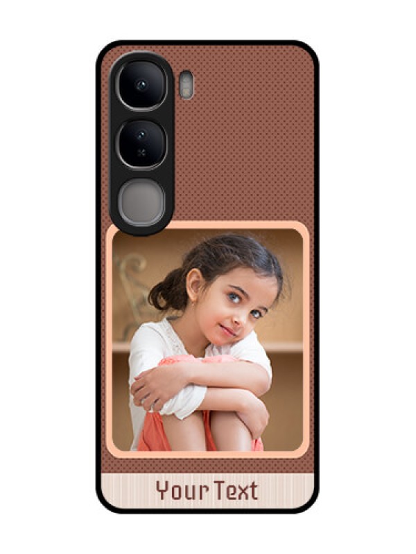 Custom Vivo Y300 5G Custom Glass Phone CaseSimple Pic Upload Design