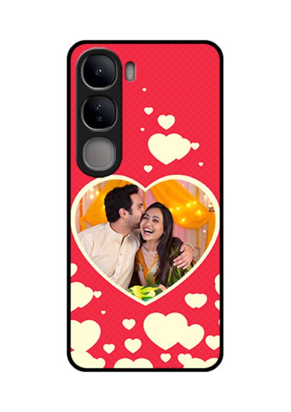 Vivo Y300 5G Custom Glass Phone CaseLove Symbols Phone Cover Design