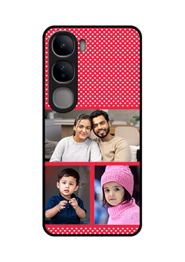 Vivo Y300 5G Custom Glass Phone CaseBulk Photo Upload Design