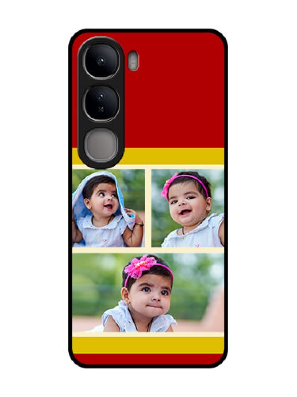 Custom Vivo Y300 5G Custom Glass Phone CaseMultiple Pic Upload Design