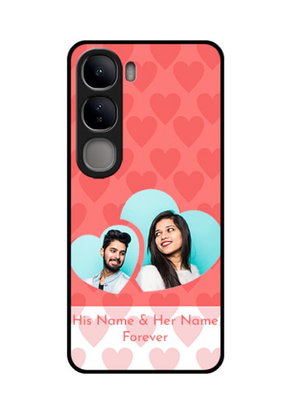 Vivo Y300 5G Custom Glass Phone CaseCouple Pic Upload Design