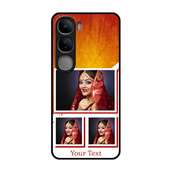 Vivo Y300 5G Custom Glass Phone CaseWedding Memories Design