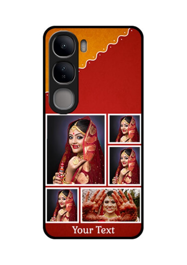 Vivo Y300 5G Custom Glass Phone CaseWedding Pic Upload Design