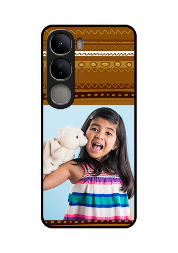 Vivo Y300 5G Custom Glass Phone CaseFriends Picture Upload Design
