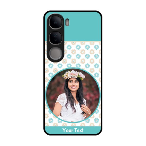 Vivo Y300 5G Custom Glass Phone CaseBeautiful Flowers Design