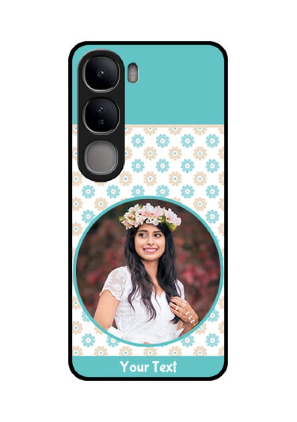 Vivo Y300 5G Custom Glass Phone CaseBeautiful Flowers Design