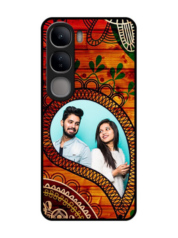 Custom Vivo Y300 5G Custom Glass Phone CaseAbstract Colorful Design