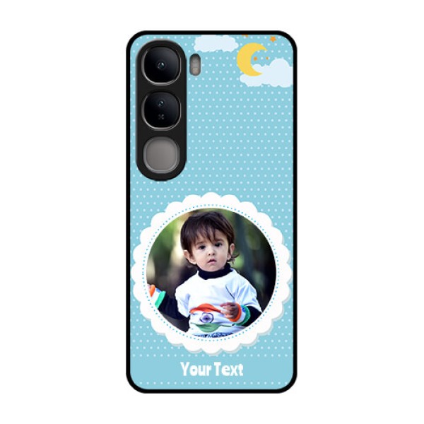 Vivo Y300 5G Custom Glass Phone CaseViolet Pattern Design