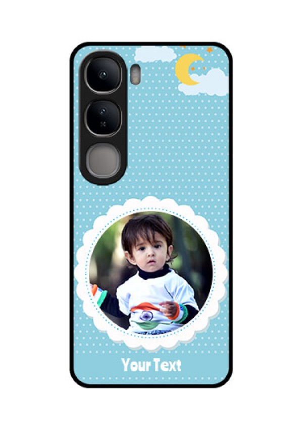 Vivo Y300 5G Custom Glass Phone CaseViolet Pattern Design