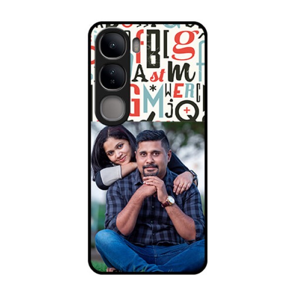 Vivo Y300 5G Custom Glass Phone CaseAlphabet Design