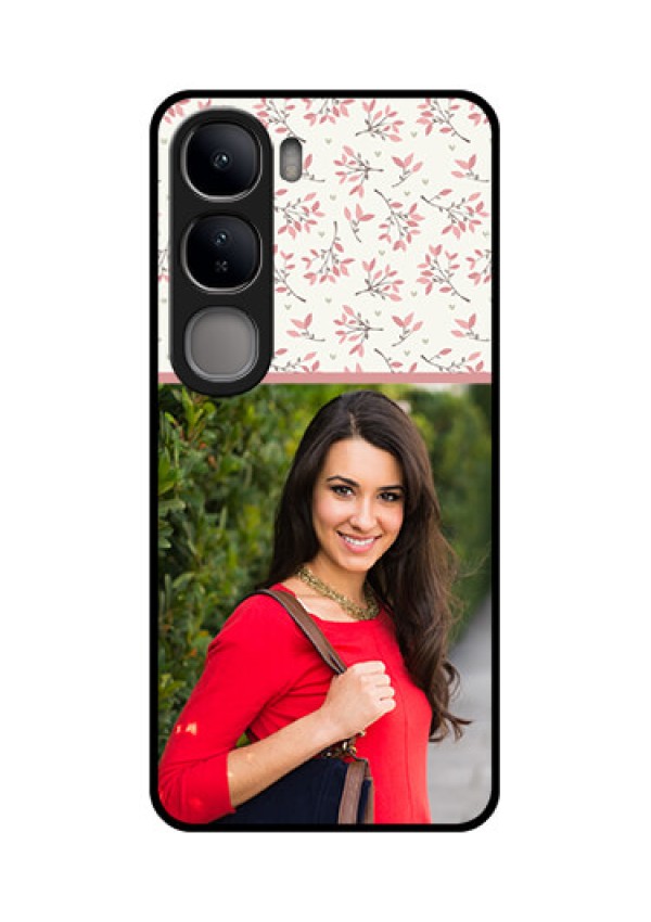 Vivo Y300 5G Custom Glass Phone CaseStunning Floral Design
