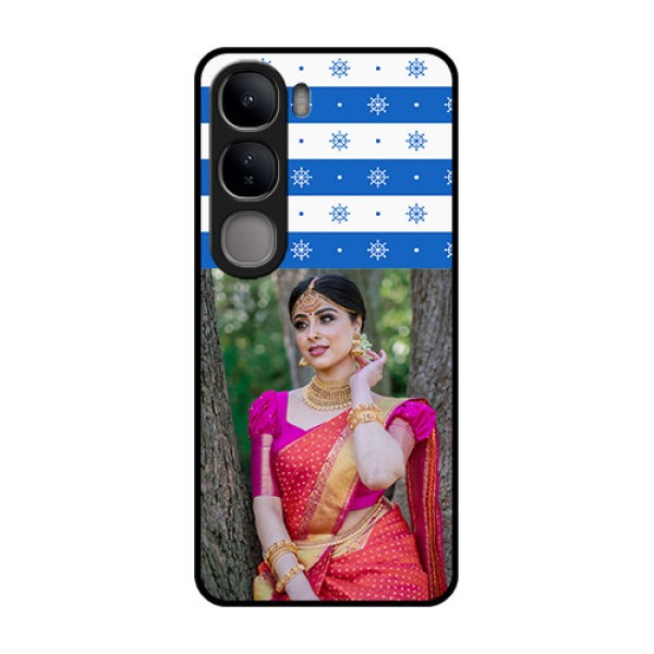 Vivo Y300 5G Custom Glass Phone CaseSnow Pattern Design