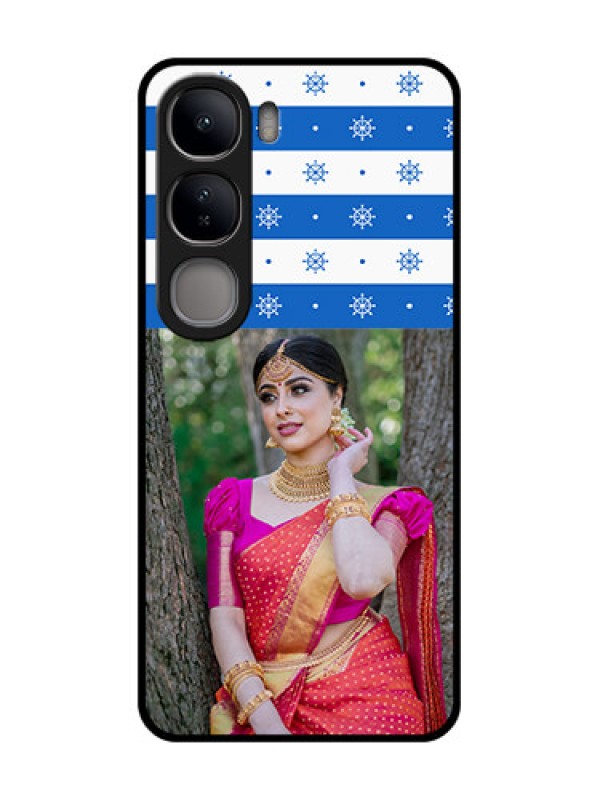 Custom Vivo Y300 5G Custom Glass Phone CaseSnow Pattern Design