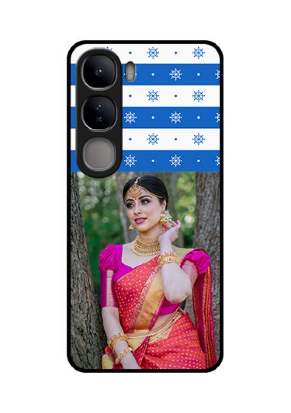 Vivo Y300 5G Custom Glass Phone CaseSnow Pattern Design