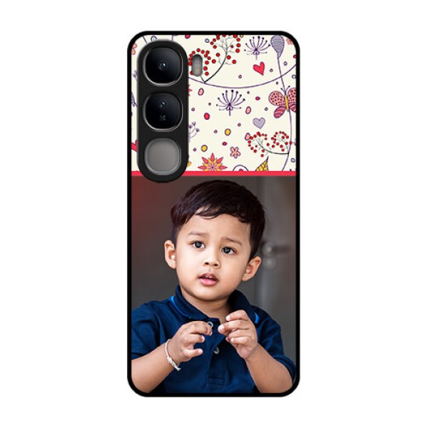 Vivo Y300 5G Custom Glass Phone CasePremium Floral Design