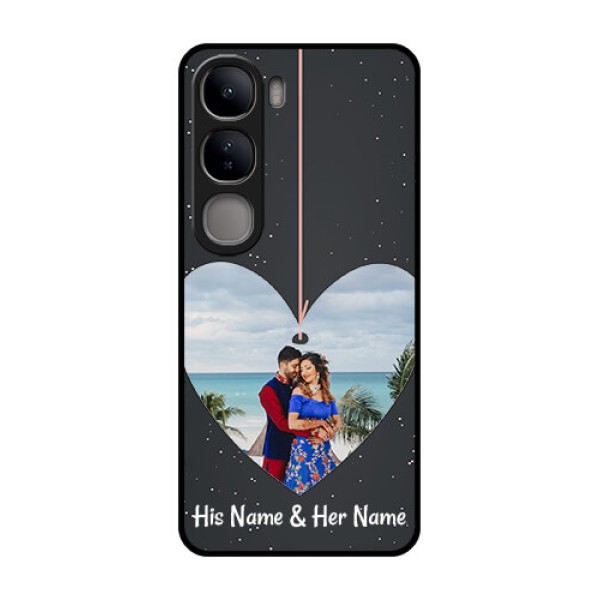 Vivo Y300 5G Custom Glass Phone CaseHanging Heart Design